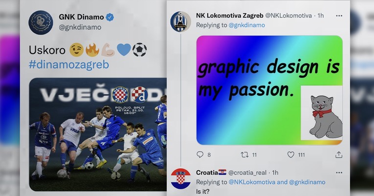 Pogledajte kako se Lokomotiva sprda s Dinamovom najavom derbija 