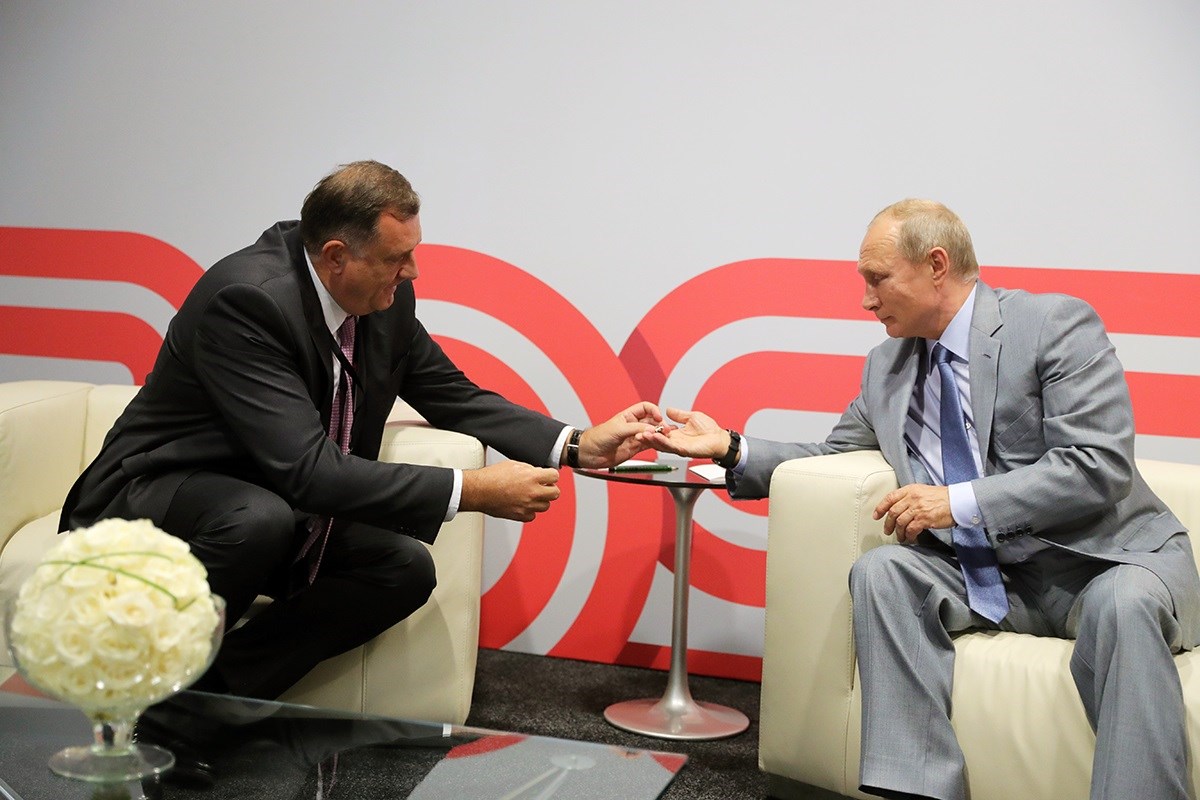 Dodik u Moskvi: Ruska operacija u Ukrajini je opravdana, Zapad gubi moć