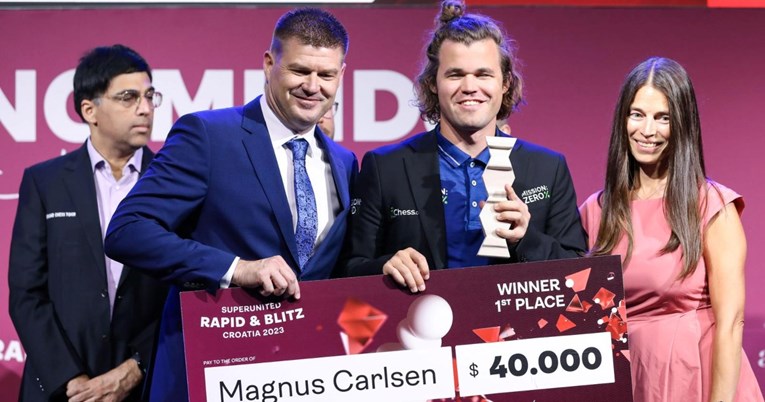 Čudesni Magnus Carlsen uvjerljivo pobijedio na šahovskom spektaklu u Zagrebu