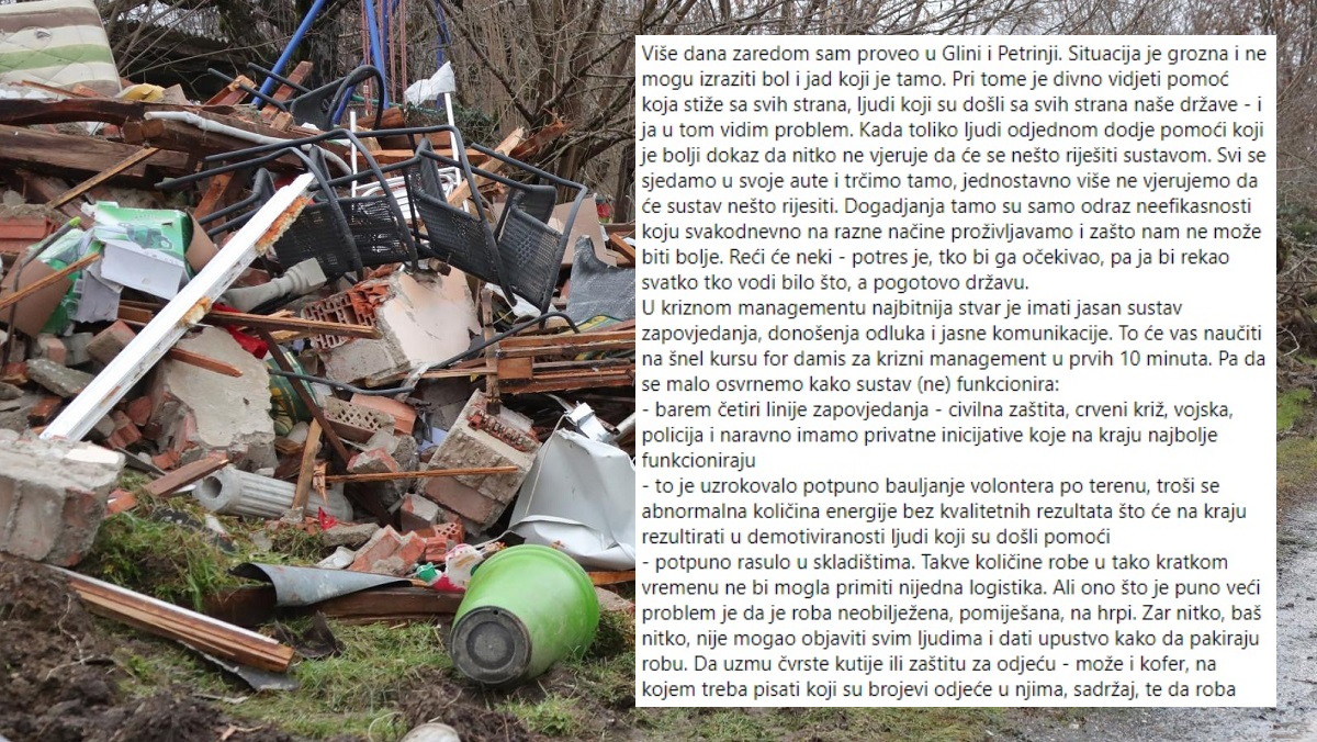Volonter: Situacija je grozna, ne mogu izraziti bol i jad koji je tamo