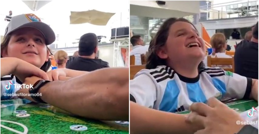 Slijepi dječak uz pomoć oca pratio Messijev gol, njegova reakcija oduševila ljude