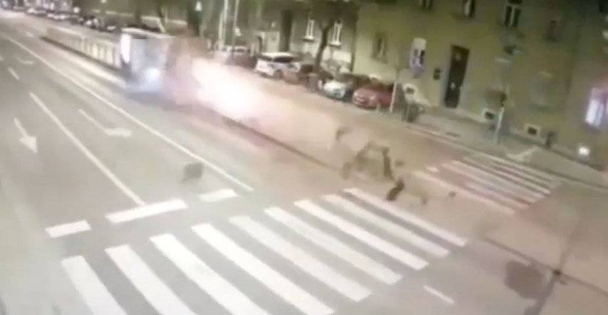 VIDEO Vozač koji je pokosio tramvajsku stanicu u Zagrebu završio u zatvoru