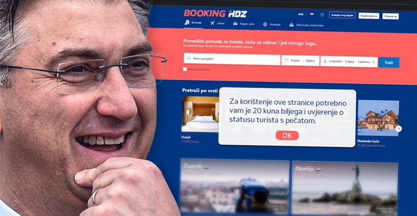 HDZ announced the launching of a booking portal. Experts are appalled