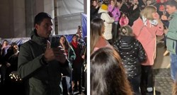 VIDEO Pernar došao na Noćni marš, unosio se u lice, svađao. Žene ga otjerale