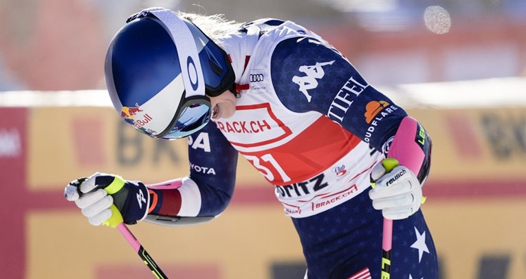 Lindsey Vonn pala na treningu