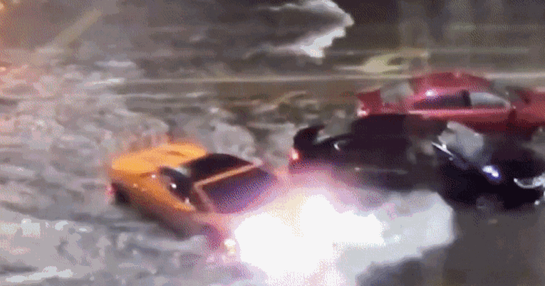 VIDEO Oluja Eta paralizirala promet, ali ne i sretnika u Lamborghiniju