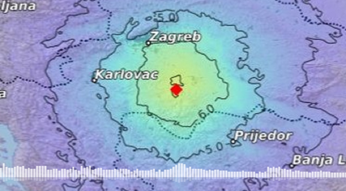 Ovo je zvuk potresa u Petrinji. Jezivo