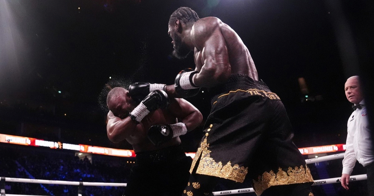 VIDEO Wilder je Chisori rekao "Volim te". Onda ga je opalio da je izletio iz ringa