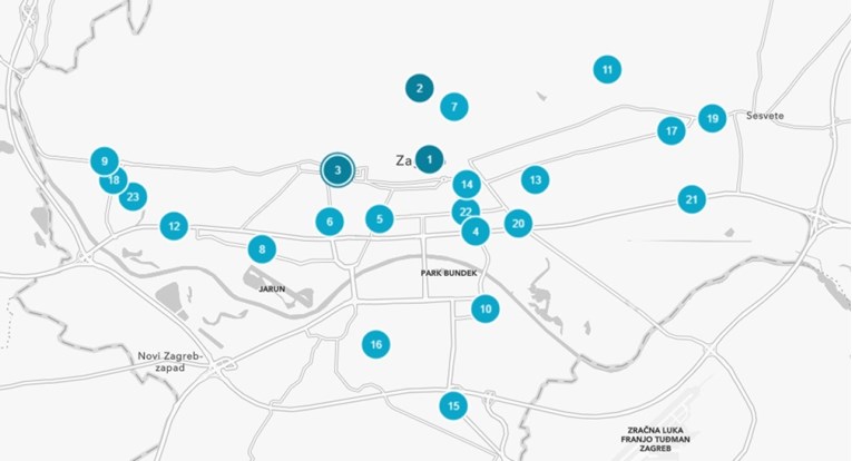Objavljena interaktivna karta radova na cestama u Zagrebu
