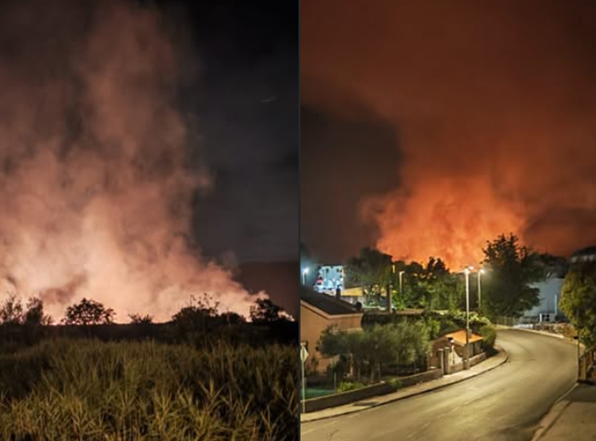 Požar kod Metkovića gase vatrogasci i kanader, kuće zasad nisu ugrožene