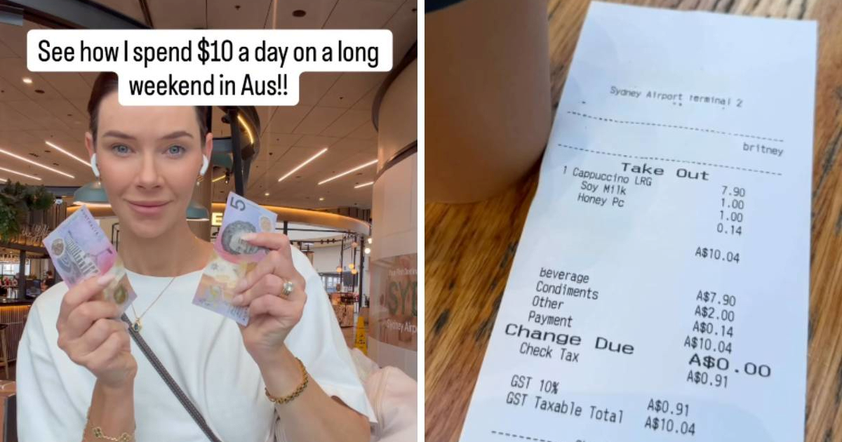 Pokazala cijenu cappuccina na aerodromu u Sydneyju. Ljudi: To je još dobro