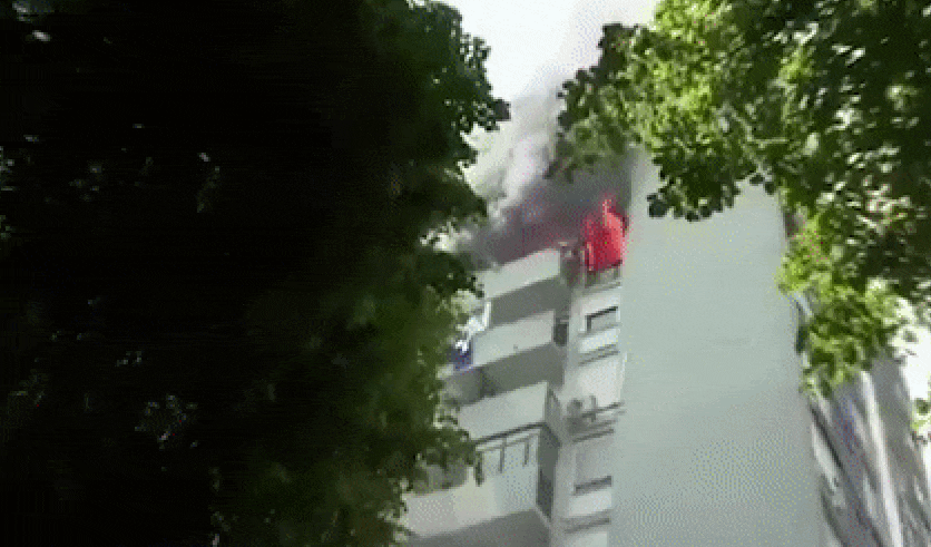 VIDEO I FOTO Požar se s 9. kata proširio na 10. i 11. kat, četiri osobe ozlijeđene