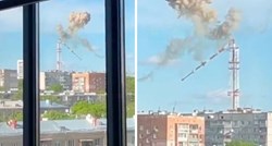 VIDEO Toranj visok 240 metara prepolovio se i srušio u Harkivu
