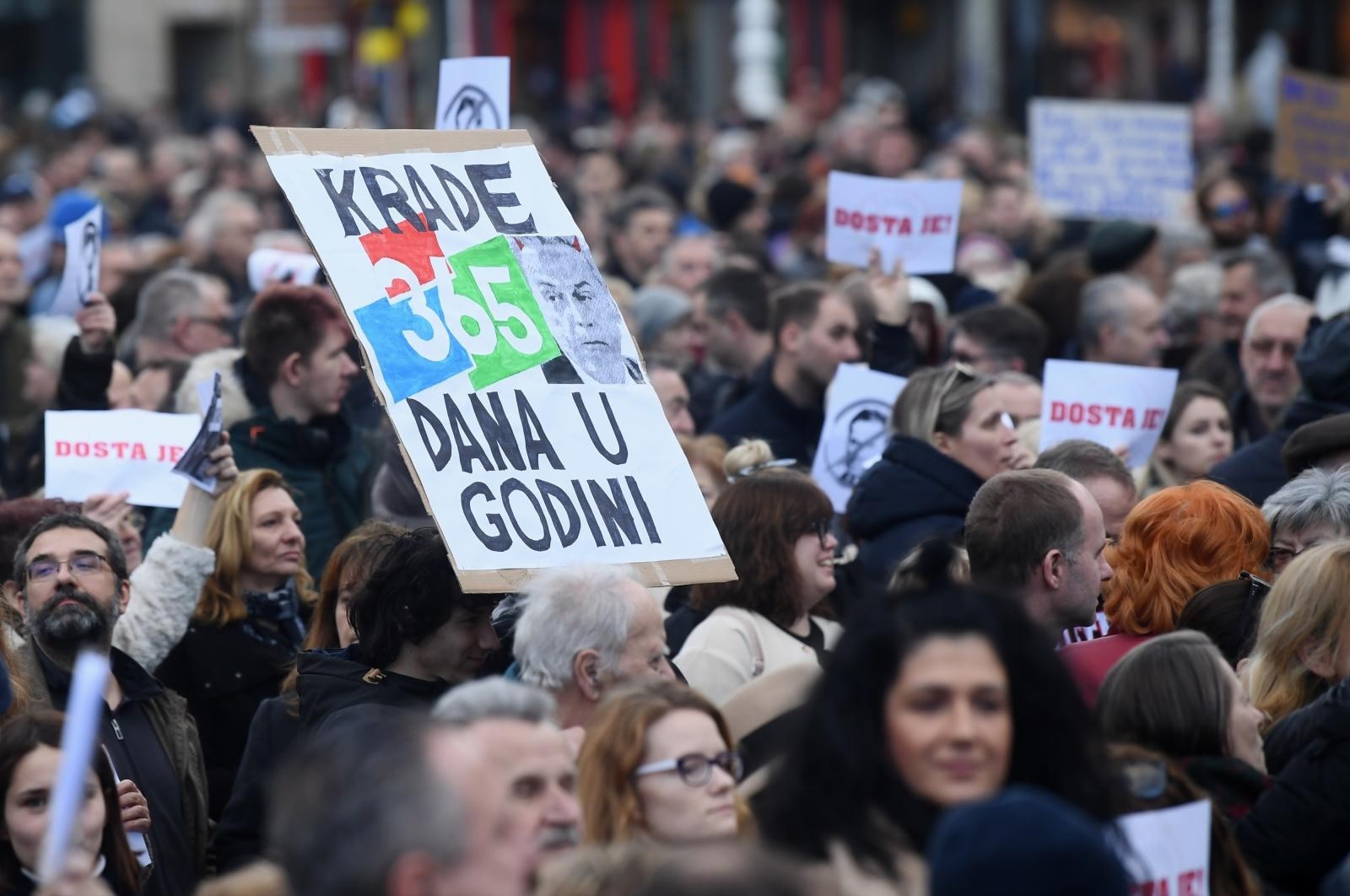 Pogledajte galeriju s velikog prosvjeda protiv Bandića