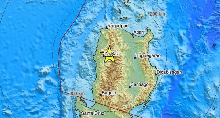 Potres magnitude 6.6 na Filipinima