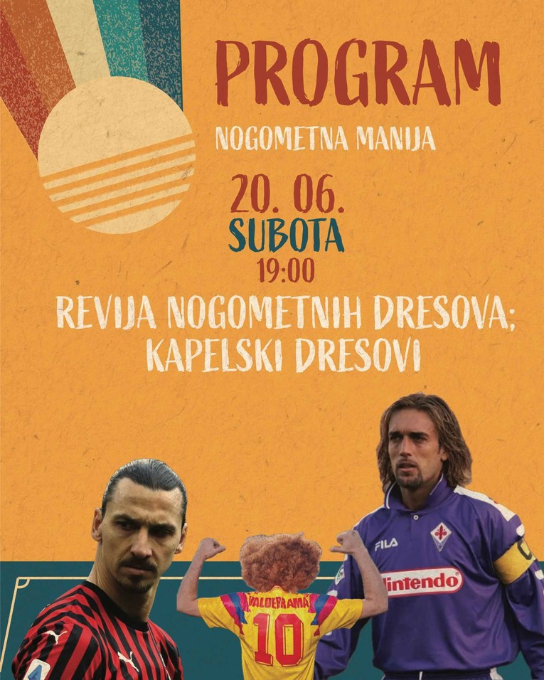 Na Mažurancu se sutra održava revija legendarnih nogometnih dresova