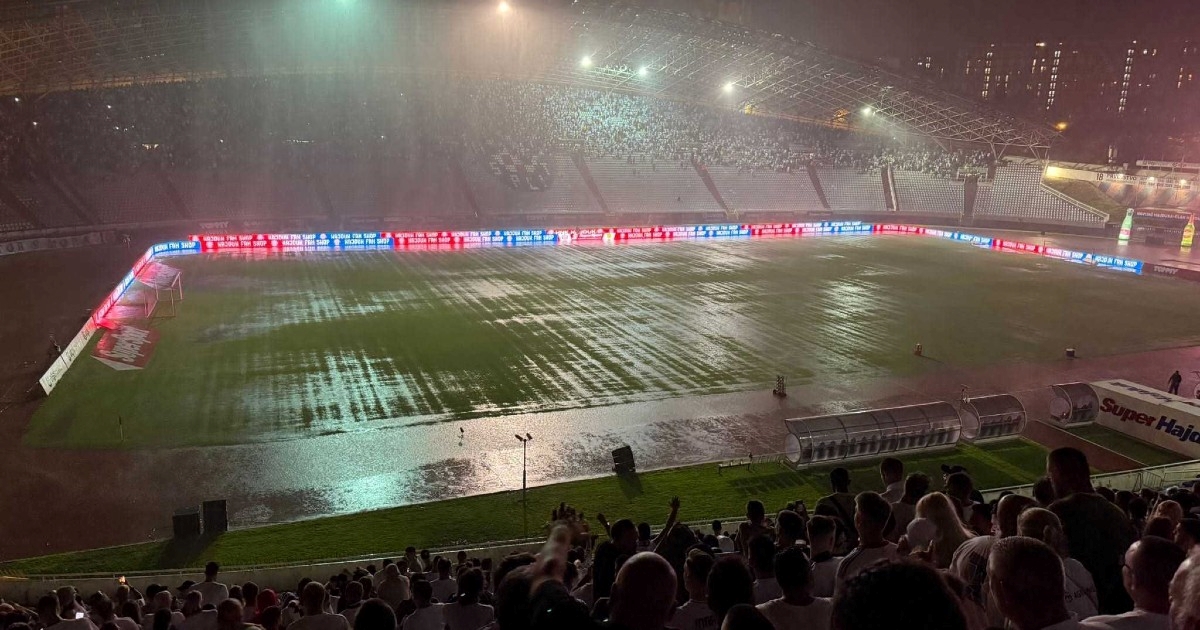 Pogledajte kako je izgledao Poljud nakon olujnog nevremena