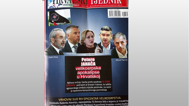 Desničarski Hrvatski tjednik objavio skandaloznu naslovnicu