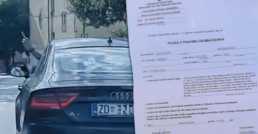 Zadarska policija maltretira čovjeka koji je objavio snimke lokalnog baje