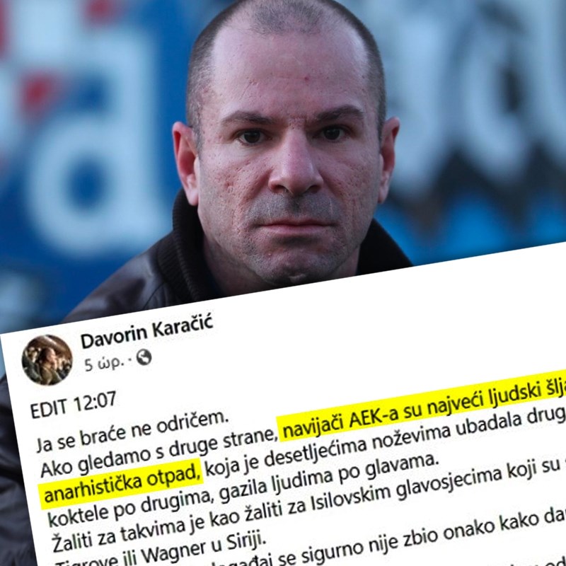 HOK istražuje Thompsonova odvjetnika zbog Fejs objave o navijačima AEK-a