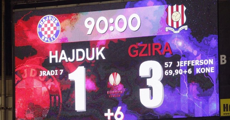 Hajduk je rekorder u blamiranju hrvatskog nogometa u Europi