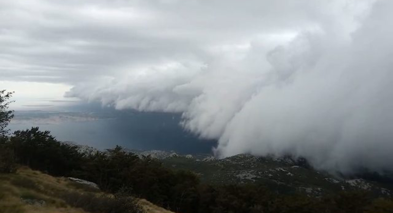 Nevjerojatna snimka iz NP-a Sjeverni Velebit: "Dolazak Borisa"