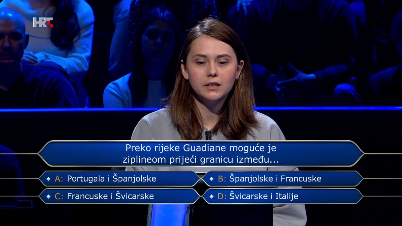 Korina u Milijunašu pala na pitanju iz geografije. Biste li vi znali točan odgovor?