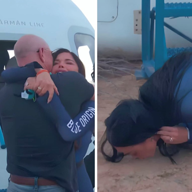 Putnice stigle na Zemlju. Sanchez poljubila Bezosa, Perry zemlju