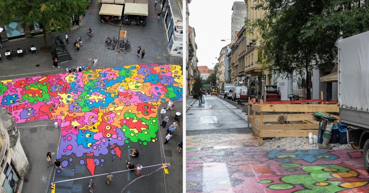 Mural u Masarykovoj raskopan, neće se obnavljati