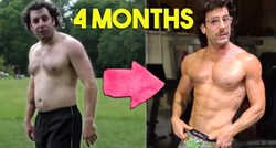 Ovaj tip je u samo četiri mjeseca skinuo 16 kilograma i nabildao se