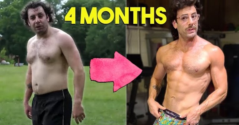 Ovaj tip je u samo četiri mjeseca skinuo 16 kilograma i nabildao se