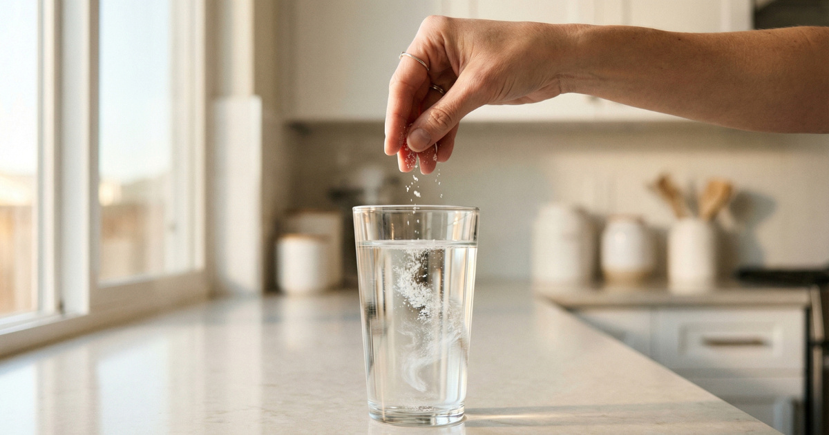 Što se događa s tijelom kad u jutarnju vodu dodamo prstohvat soli?