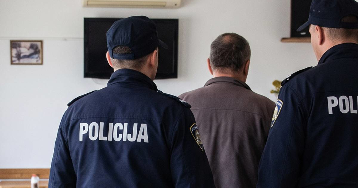 Pijani muškarac u Labinu mahao nožem pa gađao policajca čašom u glavu
