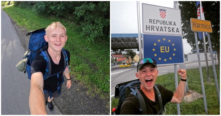 VIDEO Danac (19) pješačio 3000 km do Zagreba. Stigao je u dva i pol mjeseca