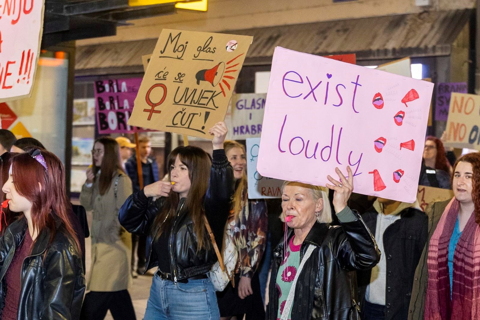 Organizatori No&#x107;nog mar&#x161;a u Osijeku: Pojavili su se mladi&#x107;i u crnom, unosili su nemir