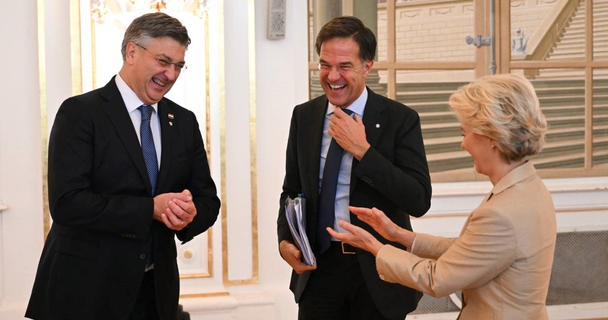 Von der Leyen: Ponosni smo na Plenkovića što je uveo Hrvatsku u eurozonu i Schengen