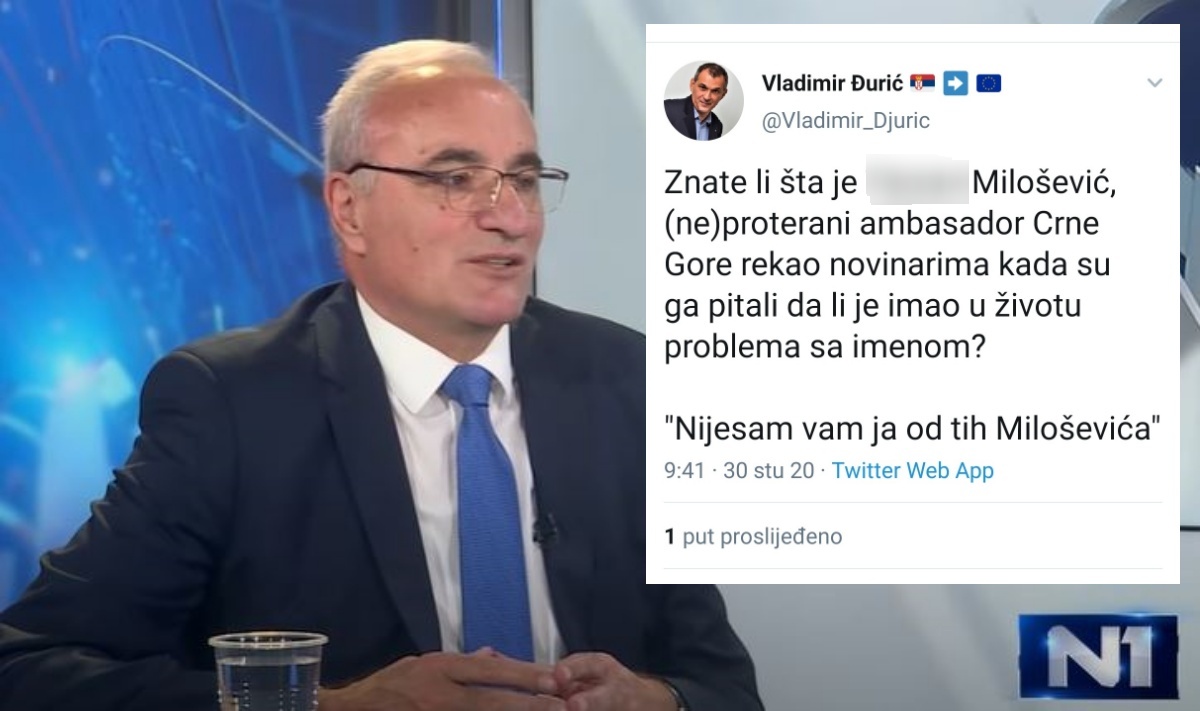 Internet je pun sprdnji s ambasadorom Crne Gore: "Jel me za*ebavate da se tako zove?"
