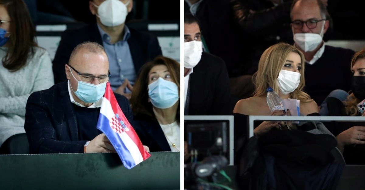 Grlić Radman pratio finale Davis Cupa, Fani Stipković sjedila do slavnog nogometaša