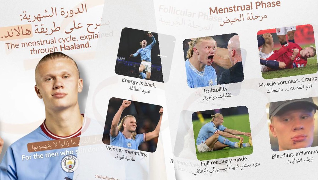 Dečki, nije vam jasan menstrualni ciklus? Haaland će vam ga objasniti 🫣