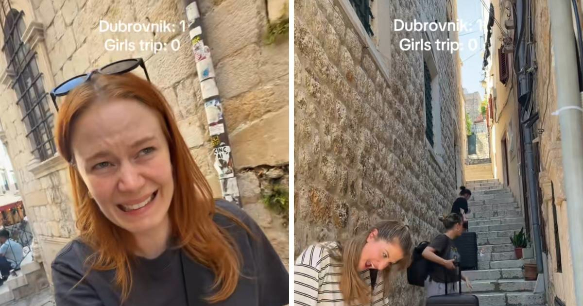 TikTok zvijezda u Dubrovniku nasmijala videom sa stepenicama: "1:0 za njih"