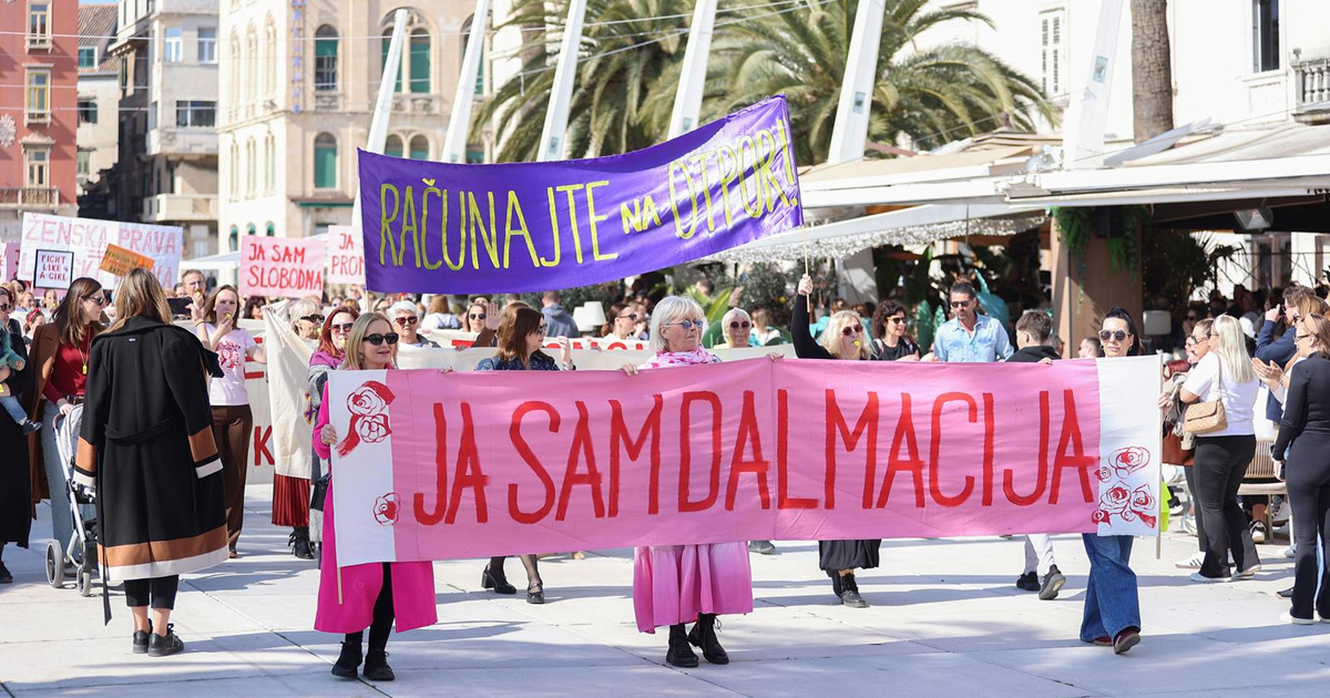 FOTO Žene marširale ulicama Splita