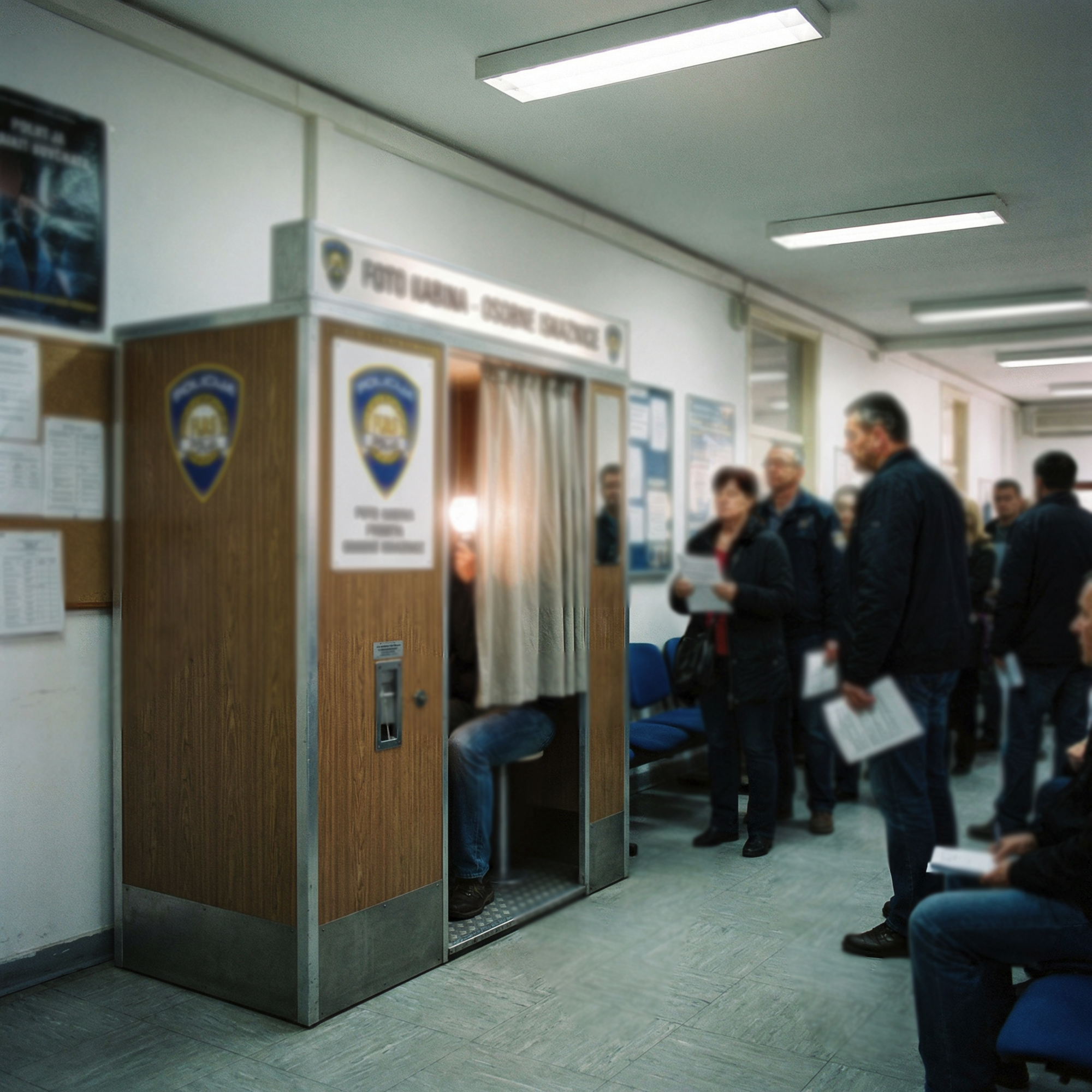 Policija iznajmljuje prostor za foto kabinu