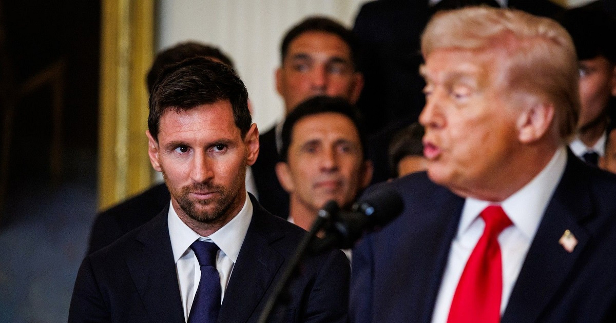 Trump: Kako je dobar Messsi. Zabio je tri gola, to je jako rijetko u vašem sportu