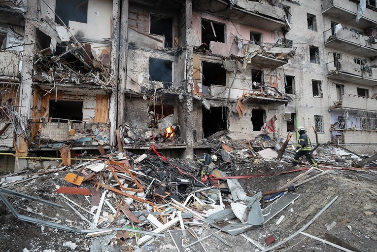 Na ulicama Kijeva - krv, zgnječeni auti, srušene zgrade