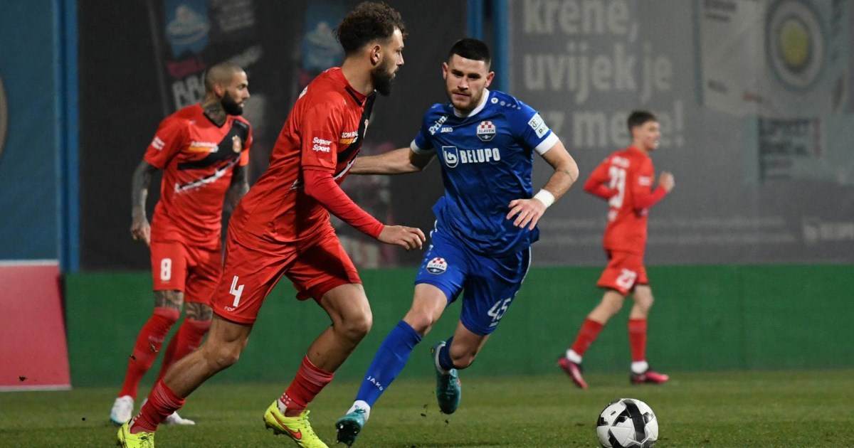 SLAVEN - GORICA 1:1 Gorica s igračem manje izvukla remi i približila se Šibeniku