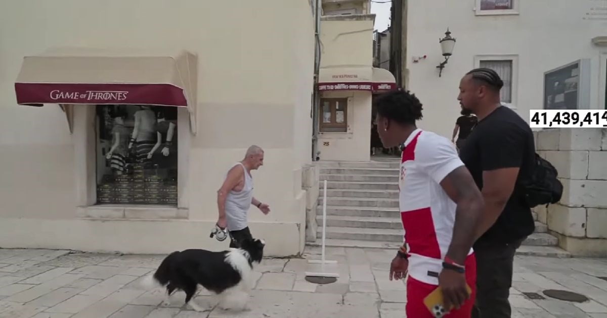 IShowSpeed nanervirao Splićanina. Pitao ga za psa, čovjek mu odbrusio: "Ajde od*ebi"