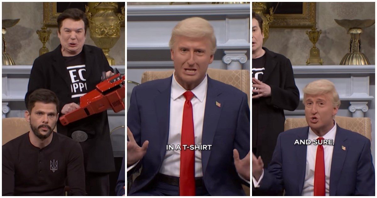 Komičari snimili hit-parodiju na susret Trumpa i Zelenskog, uključili su i Muska