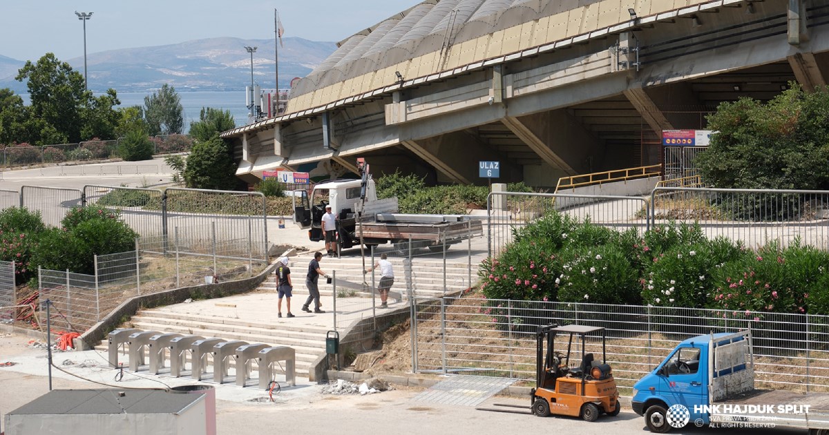 FOTO Mijenja se sustav ulaska navijača na Poljud: "Nadamo se da će ovo funkcionirati"