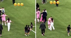 VIDEO Messijeva žena nakon utakmice potrčala u zagrljaj krivom nogometašu