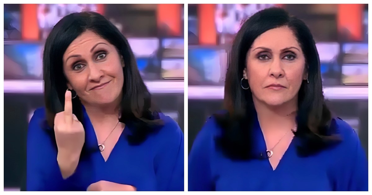 VIDEO BBC-jeva voditeljica pokazala srednji prst u programu uživo